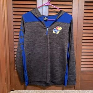 Colosseum Youth Lightweight Quarter Zip KU Shirt/Hoodie